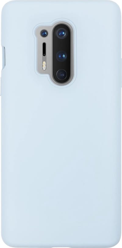 BMAX Siliconen hard case hoesje geschikt voor Oneplus 8 Pro / Hard Cover / Beschermhoesje / Telefoonhoesje / Hard case / Telefoonbescherming - Turquoise