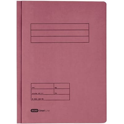 ELBA dubbele nietmachine, DIN A4, manilla karton - 320 g/qm, rood