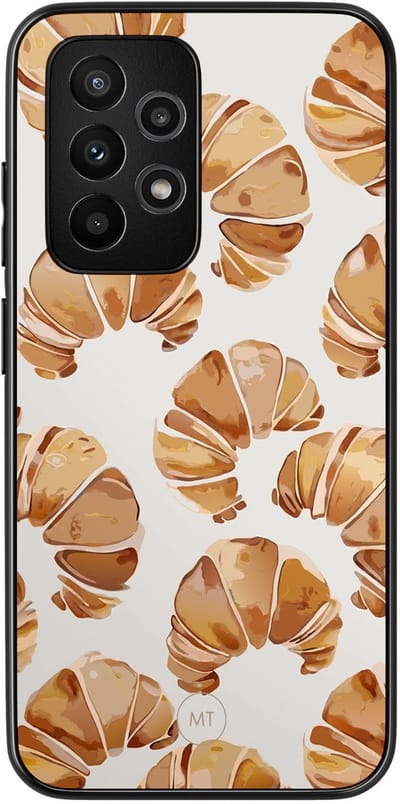 Hoesje geschikt voor Samsung Galaxy A53 - Croissant - TPU Hard Case Backcover - Beige - Mooie Telefoonhoesjes