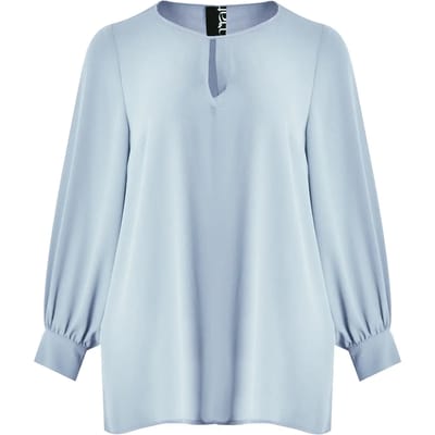 Blouse met lange mouwen van chiffon voor dames Mat Fashion
