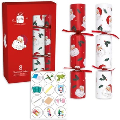 Giftmaker Christmas cracker traditional Santa 8st 12inch