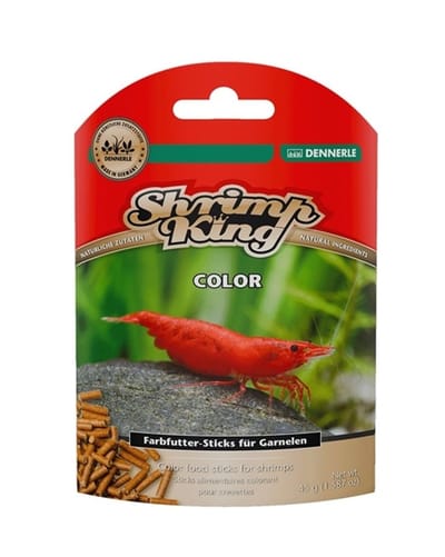 Dennerle Shrimp King Color 45 gram - kleurversterkend garnalenvoer voor rode, oranje en gele garnalen
