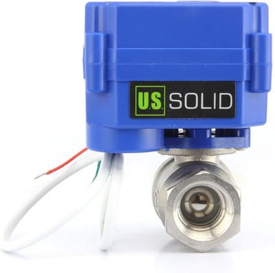 Motorized RVS Kogelafsluiter 1/2 inch 2-Weg 9-24V AC/DC