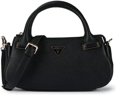 GUESS handtas schoudertas Evie Mini Satchel Black zwart