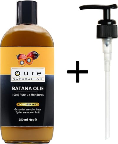 Batana Olie 250ml | Biologisch | 100% Puur & Onbewerkt | Batana Oil uit Honduras | Huidolie en Haarolie