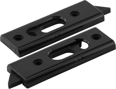Venster Tilt Latch - Raam Vergrendeling - Ramen Beveiligen - Omkeerbaar Dubbelhangend - 2-5/16-Inch - Zwart