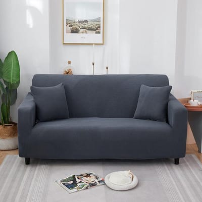 Dikke elastische bankhoes hoes voor woonkamer stretch polar fleece fauteuilhoes 1/2/3/4 zits L-vormige hoekbankhoezen 1pc 1-Seat 90-140cm