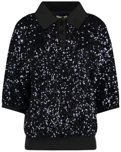 Harper & Yve Sanny-ss Truien & vesten Dames - Sweater - Hoodie - Vest- Donkerblauw - Maat M