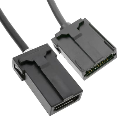 BeMatik - Kabel HDMI 1.4 HDMI Een female naar HDMI E 1.5m voor auto's en auto's