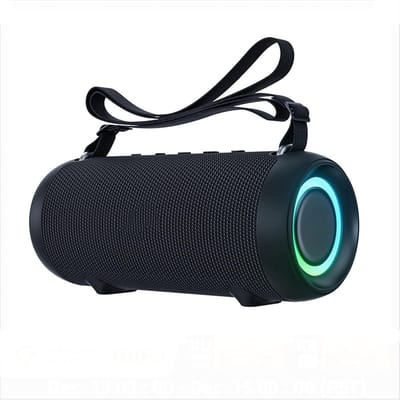 Bluetooth Speaker - Draagbare Geluidsbox - Muziek Streamen - Krachtige Bas - 60W Vermogen - Zwart