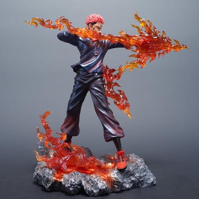 Jujutsu Kaisen 30cm Extreme Editie Sukuna Actiefiguren Yuji Itadori Anime Speelgoed GK Model PVC Geschilderd Afgewerkt Standbeeld Jongens Cadeaus black