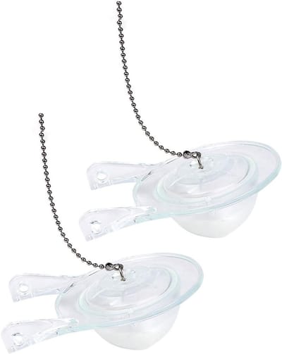 Toilet Flapper Set - Waterbesparende Klep - Toilet Reparatie - Universele Pasvorm - 2 Stuks - Transparant