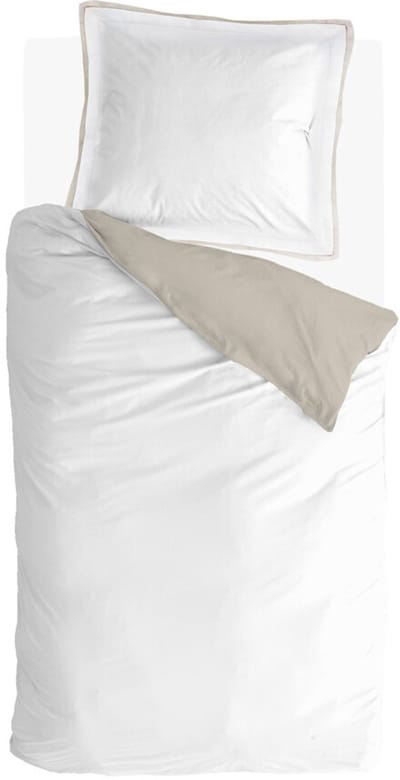 Walra Dekbedovertrek Classy Tencel - 140x220 - 65% Tencel / 35% Katoen BCI - Off White / Beige