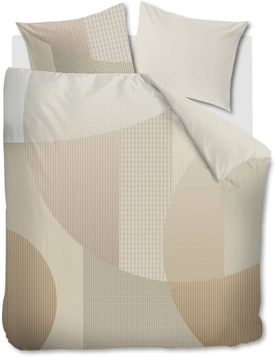 Beddinghouse Tove dekbedovertrek - Tweepersoons - 200 x 200/220 cm - Naturel