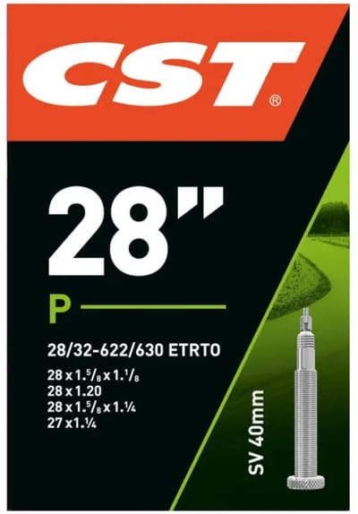 CST Binnenband 28 inch - Presta ventiel 40mm - Sportieve fiets - Duurzaam en betrouwbaar