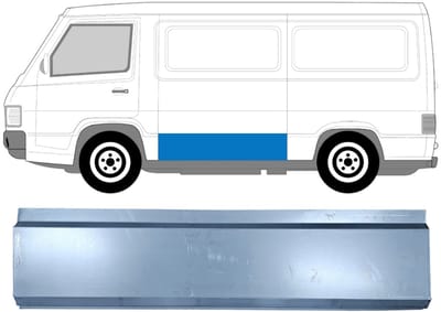 Reparatiepaneel zijpaneel voor Mercedes MB 100 1988-1996 / Links