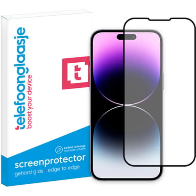 iPhone 15 Pro screenprotector gehard glas Edge to Edge