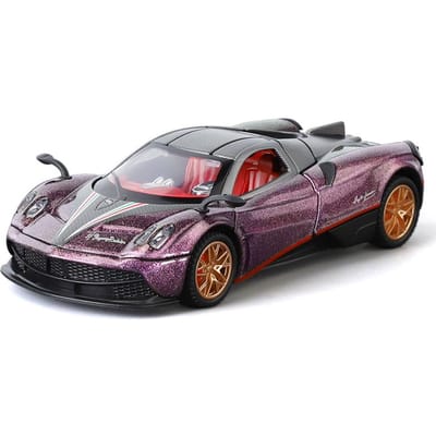 1:32 Pagani Huayra Bc Supercar Legering Metaal Diecast Model Auto Bibliotheek Statisch Geluid & Licht Ornamenten Verjaardagscadeau Voor Vriend