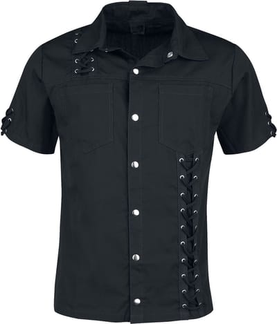 Vixxsin Damion Heren Shirt met korte mouwen - zwart - L