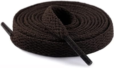 Flat Sneakerschoenen Veters - 2 Paar Vervangende Katoenen Veters voor Hardloopschoenen, Sportschoenen en Casuals - 8 mm Breed, Wit, 50 cm Lang