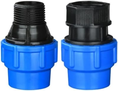 PE Waterslang - Irrigatieslang Tuinslang - Buiten Bewateren - Snelkoppeling Mannelijk - 63 mm - Zwart