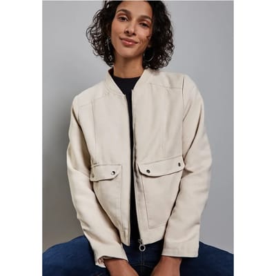 Corduroy blouson
