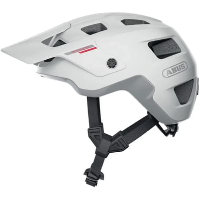 Fietshelm ABUS MODROP polar white M - 54-58 cm - wit - Geschikt voor gebruik op mountainbikes - 335 g