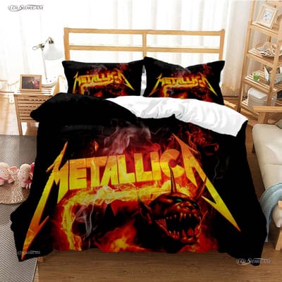 Casal Heavy Metal Band All Season Dekbedovertrek Dekbed Beddengoed Sets Zachte Dekbedhoes En Kussenslopen Enkel/Dubbel/Queen/King AU Single(140*210cm)3pcs