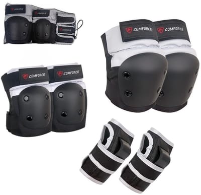 Complete 6-in-1 Beschermset voor Kinderen: Knie-, Elleboog- en Polsbeschermers voor Skeeleren en Skateboarden
