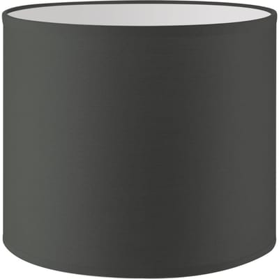 Lampenkap Bling - Antraciet - cilinder - 20/20/17cm - van stof - Moderne stoffen Lampenkap voor E27 lamphouder - RoHS getest - voor wandlamp, tafellamp en hanglamp