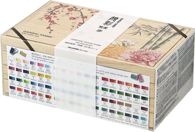 Gansai Tambi 100 kleuren set in houten box (limited edition 2025)