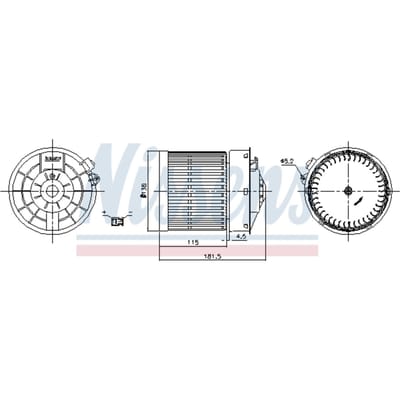 Binnenventilator NISSENS 87722