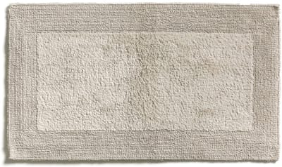 Badmat getuft 60 x 100 cm van 100% katoen, papyrus