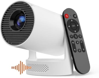 RONN® Mini beamers - Projector - Mini beamer - Wit - 10cm x 10cm x 18cm