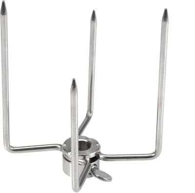 Dailygoods- Grill Vork 2 Stuks - Roestvrij Staal - Multifunctioneel - Barbecue Tool - Outdoor BBQ - Eenvoudig in Gebruik - Barbecuevork