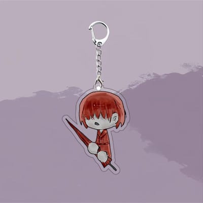 Jeu Homicipher Porte-clés Cosplay Porte-clés Acrylique Unisexe Porte-clés Accessoires Pendentif Sac Accessoire brown