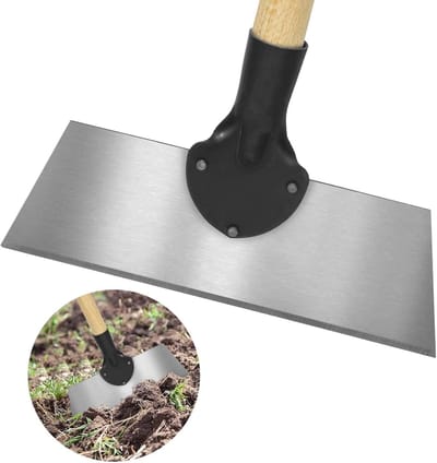 Multifunctionele platte tuinschep - 25 cm - onkruidplantenschep - voor tuin en huis