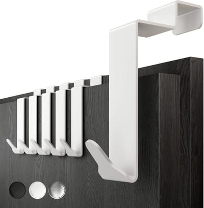 Dailygoods- Deurhaken Set van 4 - Premium Kledinghaken - Antislip - Vilten Pads - Hoge Draagkracht - Made in Germany Kwaliteit - Deurkledinghaken