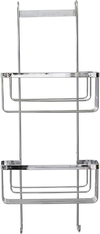 Tendance Hangend Doucherekje - zilver - 2-laags - 25 x 60 cm - RVS - zonder boren