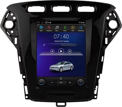 Autoradio met bluetooth - Carplay - Voor Ford Mondeo Mk4/ Galaxy A/C (2011-2013) - Geschikt voor Apple en Android - Stereo - Navigatie - Navigatiesysteem auto - 1GB 16GB