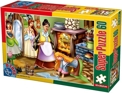 Kinderpuzzel 60 Stukjes - Vloerpuzzel - Kinderspel - Stapelbaar Ontwerp - 24 x 34 cm - Multicolor