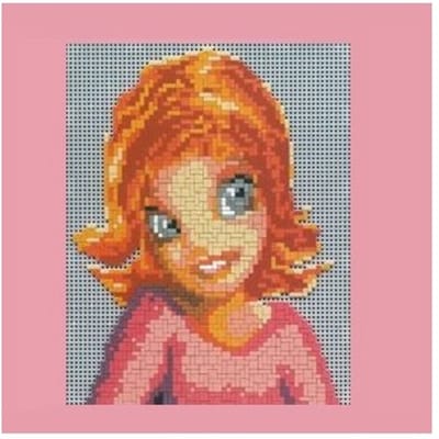 Stickit Trendy Girls - Emily, ca. 1.750 steentjes, compatibel met Ministeck