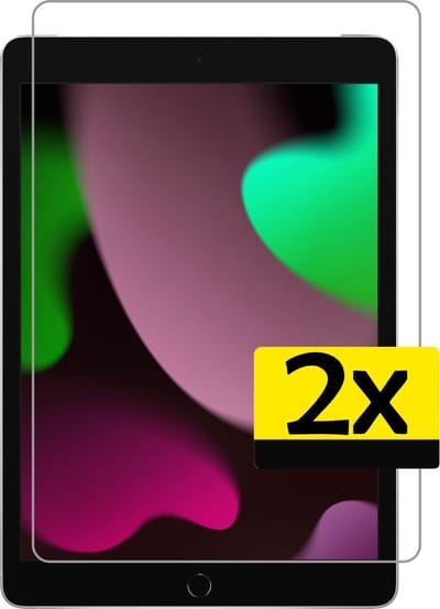 Screenprotector - Geschikt voor Apple iPad 9 (2021) - 10.2 inch - 9e Generatie - 2 Stuks - Extra Sterk - Beschermglas - Gehard Glas - Tempered Glass - Screen Protector