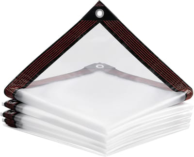Unyqoos® Transparant en waterdicht afdekzeil voor tuinmeubelen en meer
