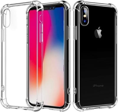 ShieldCase Shock case geschikt voor Apple iPhone X / Xs - schokbestendige case met Extra stevige randen - siliconen materiaal - transparant