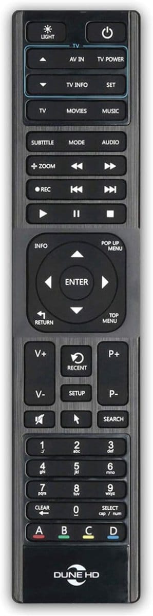 Universele Afstandsbediening met Achtergrondverlichting voor Alle Mediaspelers + TV Programmeerbaar