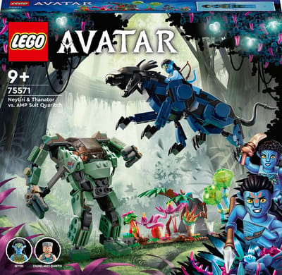 LEGO 75571 Avatar Neytiri %26 Thanator vs. AMP Suit Quaritch Bouwspeelgoed met Actiefiguur