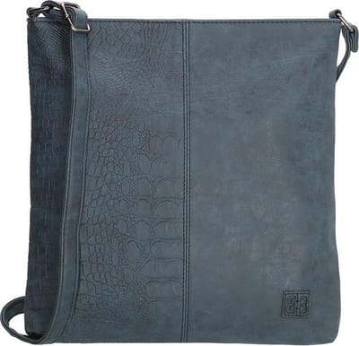 Enrico Benetti Buideltas / Schoudertas Snake Print Nice Navy Blauw