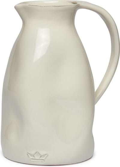 Dutchdeluxes - Luxe - Aardewerk - Karaf - 2,5L - Keramiek - Handgemaakt - Anti-drup - Wit