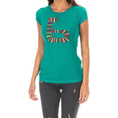 Dames-T-shirt met korte mouwen en ronde hals ADM0083